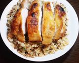 簡単☆チキン添え麻辣チャーハン作り方5写真