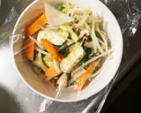 レンジ肉無チクワ豚キムチ味野菜炒め作り方12写真