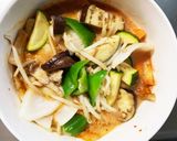 レンジ肉無チクワ豚キムチ味野菜炒め作り方15写真