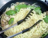 ジェノベーゼパスタ海鮮風♫作り方4写真
