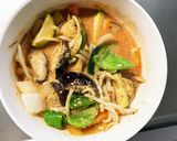 レンジ肉無チクワ豚キムチ味野菜炒め作り方16写真