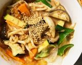 レンジ肉無チクワ豚キムチ味野菜炒め作り方19写真