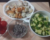 簡単夏野菜とちくわのマヨあえ作り方1写真