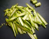 簡単！アスパラパンチェッタパスタ作り方2写真