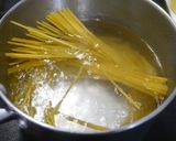 簡単！アスパラパンチェッタパスタ作り方1写真