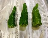 万願寺とうがらしのトースター焼き♪作り方1写真