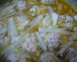 肉団子とたっぷり大根のスープ作り方6写真