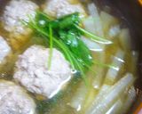 肉団子とたっぷり大根のスープ作り方7写真