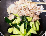 夏バテ知らず！豚肉ときゅうりの梅肉炒め作り方6写真