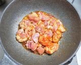 鶏もも肉のニンニク味噌バター醤油炒め作り方4写真