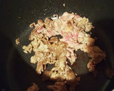 ◆簡単♡甘辛牛肉＆きのこ＆ごぼう炒め煮◆作り方1写真