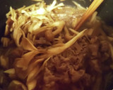 ◆簡単♡甘辛牛肉＆きのこ＆ごぼう炒め煮◆作り方3写真