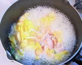 鶏もも肉とキャベツの豆乳塩ラーメン作り方5写真