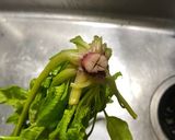 キャベツとホウレンソウの塩昆布和え　作り方2写真