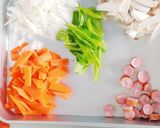 ご飯にものすごく合う野菜炒め作り方1写真
