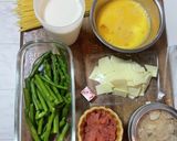 フライパンひとつ★豆乳たらこカルボナーラ作り方1写真