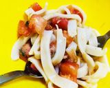 超簡単〜ツナトマト大葉の冷製パスタ〜作り方5写真