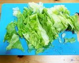 大根レタスきゅうりの塩バジルサラダ作り方1写真