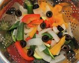 ビタミン豊富！夏野菜のバジルサラダ♡作り方2写真