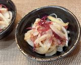 ふのりと玉ねぎのポン酢和え作り方5写真