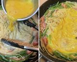フライパンひとつ★豆乳たらこカルボナーラ作り方5写真