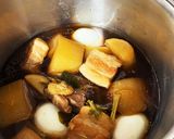 炊飯器☆豚バラブロックと大根のトロトロ煮作り方5写真