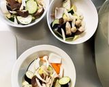 根菜茄子あさり無ボンゴレ味温野菜サラダ作り方8写真