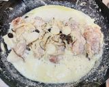 粉いらず！鶏肉とキノコ3種のクリーム煮作り方9写真