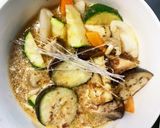 根菜茄子あさり無ボンゴレ味温野菜サラダ作り方14写真