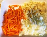 優しい味★基本の野菜とベーコンのスープ作り方1写真
