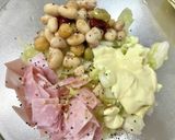 キャベツと豆のサラダ作り方4写真