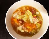 優しい味★基本の野菜とベーコンのスープ作り方8写真