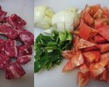 炊飯器で簡単♪牛肉のトマト煮込み作り方1写真