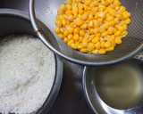 丸ごとトマトととうもろこしの炊き込みご飯作り方1写真