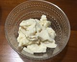 ☆切って和えるだけ 冷凍枝豆で豆腐作り方5写真
