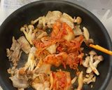 一人ご飯★キムチオートミール炒飯作り方5写真