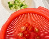 ブロッコリーとベーコントマトの冷製パスタ作り方3写真