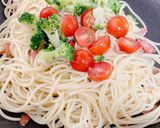 ブロッコリーとベーコントマトの冷製パスタ作り方7写真