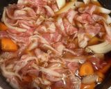 残り物のすき焼き汁で肉じゃが作り方2写真