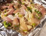 ヘルシー☆ネギ塩の鳥もも焼き弁当作り方3写真