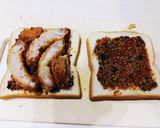 味噌でこってり！味噌カツホットサンド作り方4写真