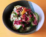 薬味たっぷり夏向き！とさかのり酢漬け小鉢作り方7写真