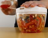 ピリ辛!簡単!トマトのつけ麺作り方4写真