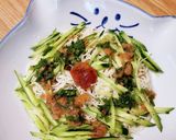 梅しそとゆかりのさっぱりぶっかけそうめん作り方5写真