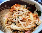 簡単で美味しくヘルシー！キムチ納豆うどん作り方6写真