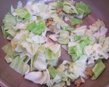 キャベツとあさりのボンゴレ風豆腐干作り方5写真
