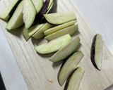 水茄子のさっぱり漬け作り方1写真