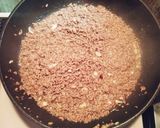 挽き肉とじゃがいものトマトソースパスタ作り方2写真
