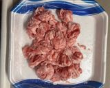 豚こまボールのワンパン南蛮漬け作り方3写真