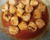 ミネラル豊富根菜の揚げない甘酢あん肉団子作り方22写真